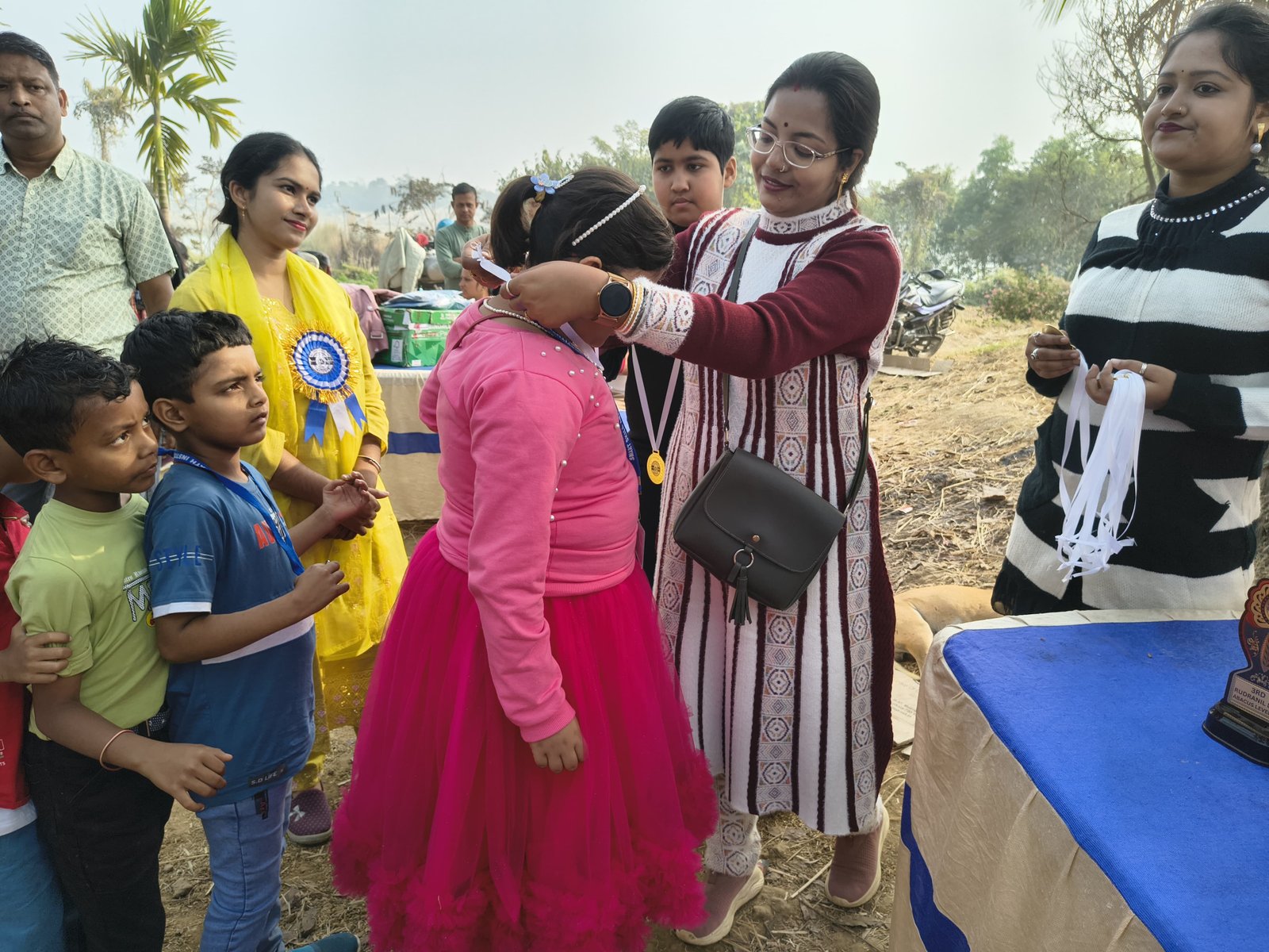 Medal distribution